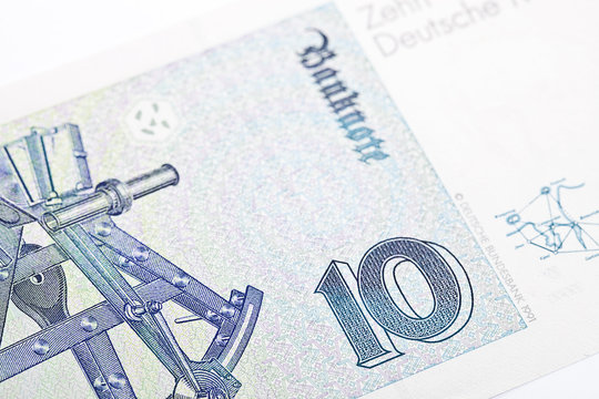 Ausschnitt Banknote 10-Mark