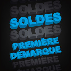 Soldes première démarque 3D