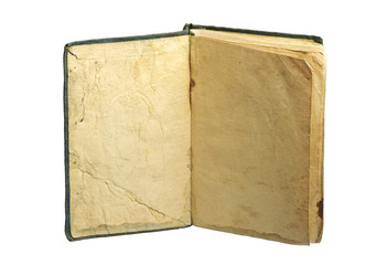 Naklejka premium Old book with blank pages