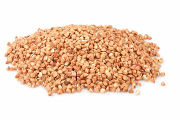 Buckwheat on white