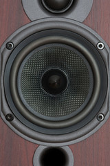 Close-up of the loudspeaker