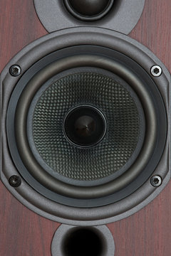 Close-up of the loudspeaker