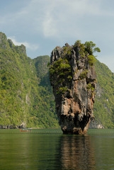 Obrazy na Plexi  wycieczka łodzią po wyspie Jamesa Bonda, zatoka Phang Nga, Tajlandiaga
