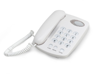 Telephone isolated on white background