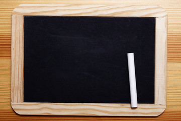 Black Board with chalk