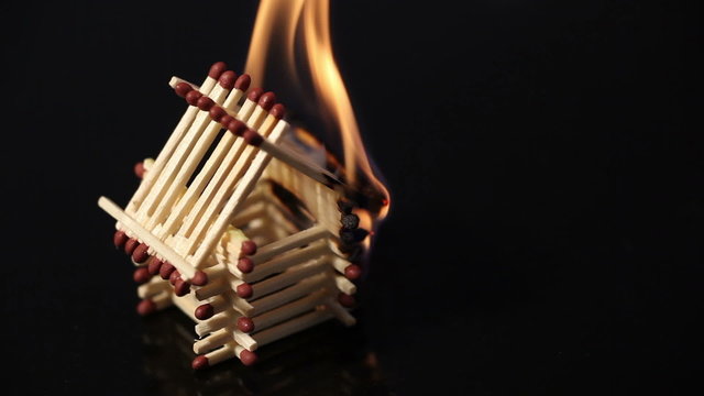 burn house from matches