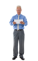 senior south east asian business man