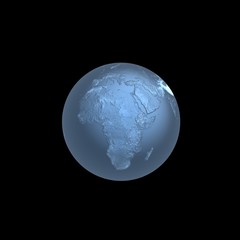 Globe, 3D render.