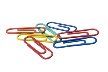 Close-up of paper clips