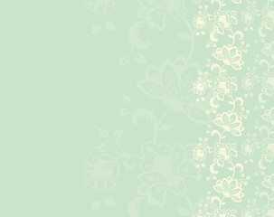 wedding template design, paisley floral pattern , India