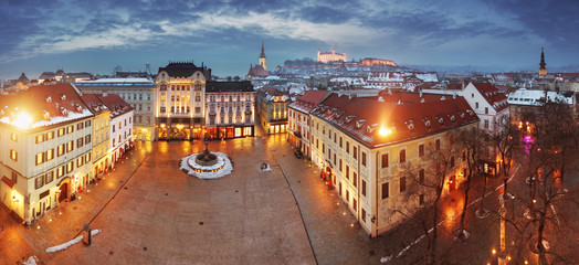Bratislava panorama - Slovakia - Eastern Europe city
