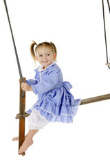 Happy on an Old-Time Swing