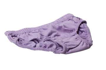 Close-up of purple underpants