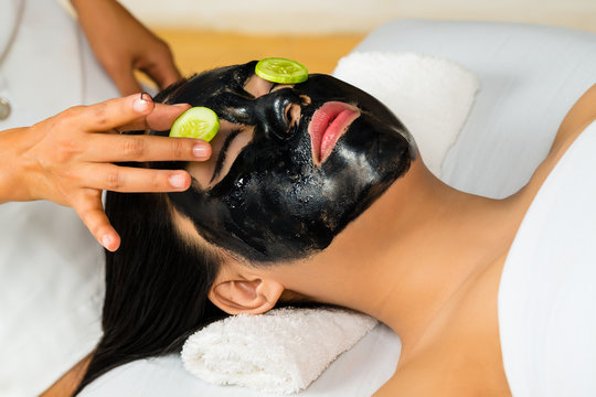 Asian Woman with a face mask