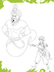 The page with exercises for kids