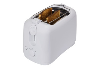 Close-up of a toaster with toasts