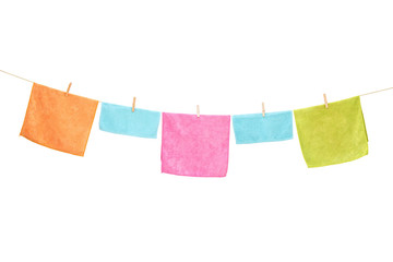 Clothes hanging on a line