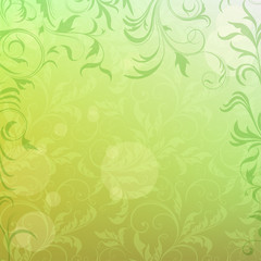 Vector seamless floral background