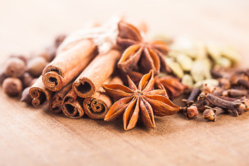 Collection of spices
