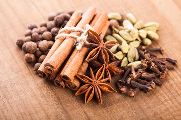 Collection of spices