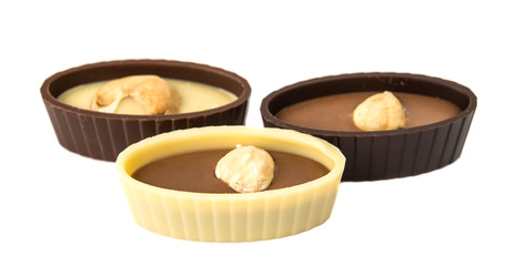 chocolate candy isolated