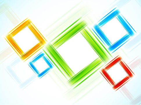 Background with squares