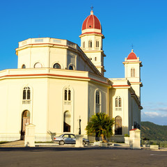 Fototapeta na wymiar Kościół El Cobre w Santiago de Cuba