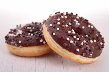 chocolate donuts