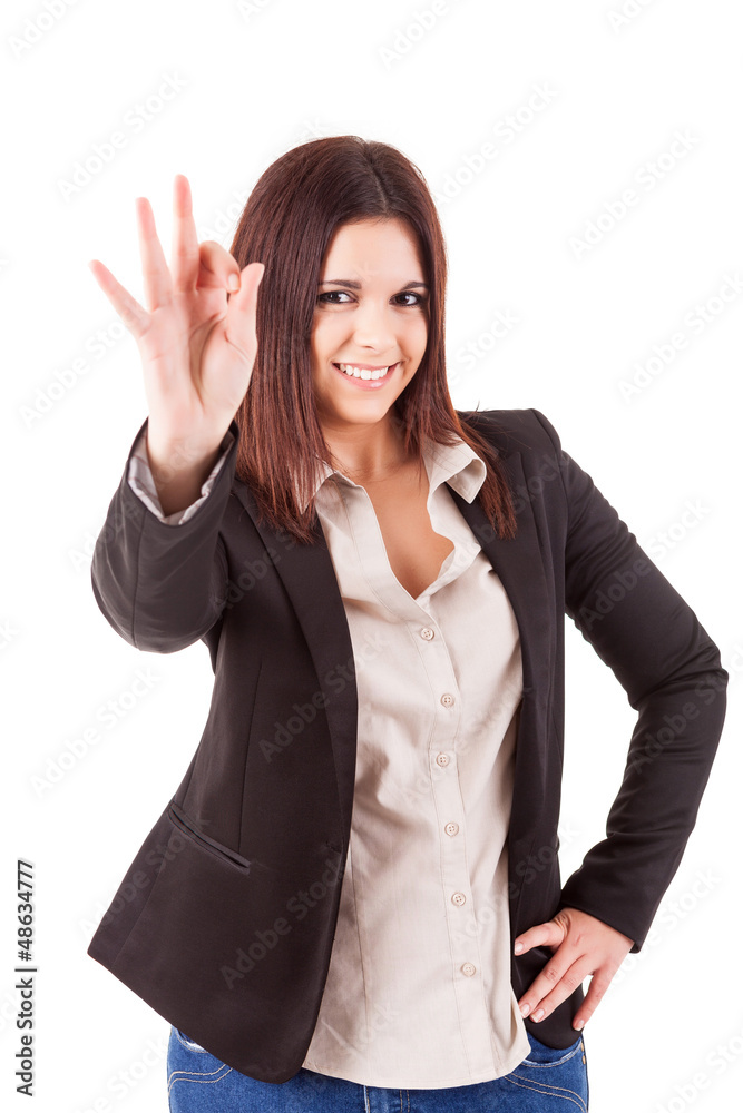 Wall mural businesswoman