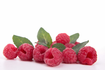 isolated raspberry