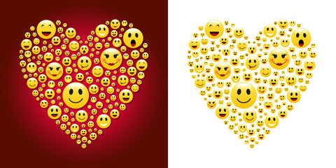 Cœur smileys-1