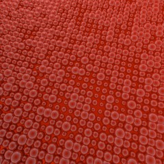 Dark red   round  deep  pattern bubble Background ''