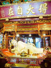 Buddhist Statues Jade Buddha Temple Jufo Si Shanghai China Most 