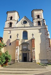 Fototapeta na wymiar monastery church Tyniec of Krakow