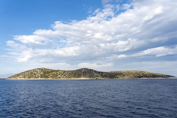 Small island Thassopoula near to Thassos in north Aegean sea Gre