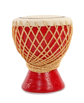 Red goblet drum