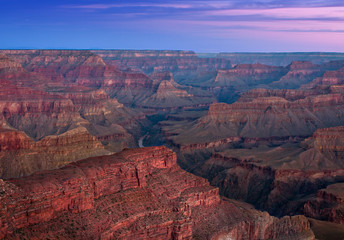 Sunrise over the Grand Canyon