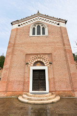 Fototapeta na wymiar fasada kaplicy Scrovegni w Padwie