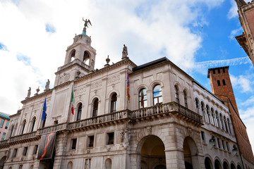 Fototapeta na wymiar Palazzo Moroni w Padwa, Włochy