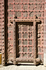 historical Mehrangarh Fort in Jodhpur door, India