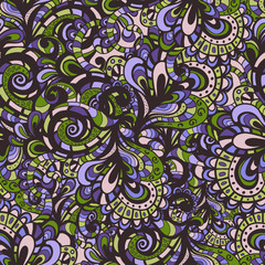 Abstract fantasy seamless pattern