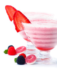 Strabwberry cocktail