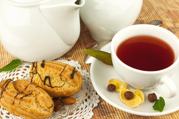 Cup of tea and cakes