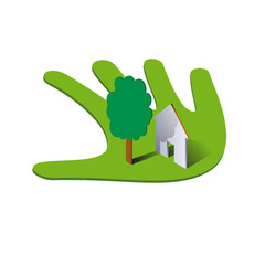 Vector Logo service house