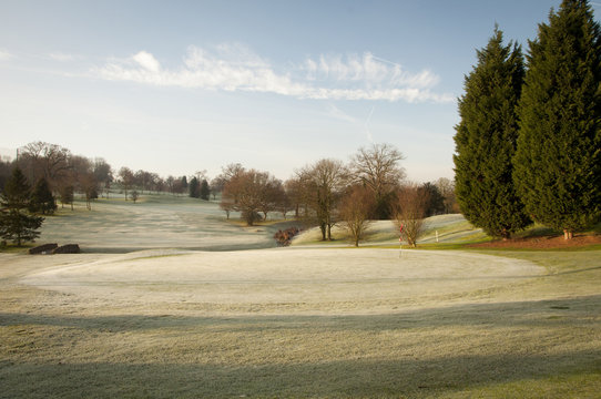 Winter Golf Course