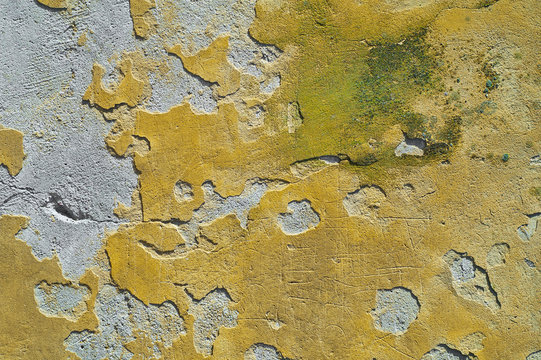Abstract raw old paint dirty wall background © madredus