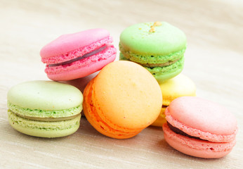 Colorful macaroons