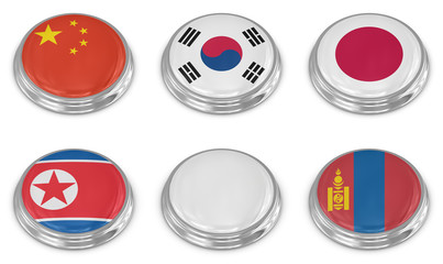 Nation flag icon set