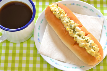 たまごサンド(ハイアングル)