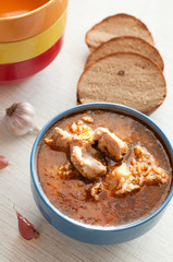 Kharcho Georgian soup with beef